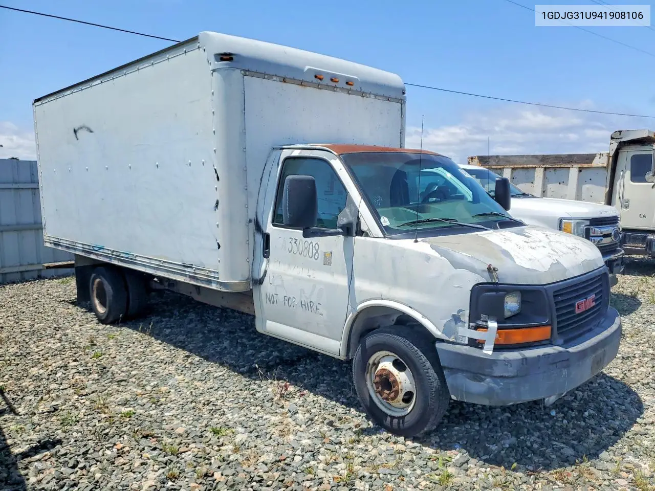 2004 GMC Savana Cutaway G3500 VIN: 1GDJG31U941908106 Lot: 54261756