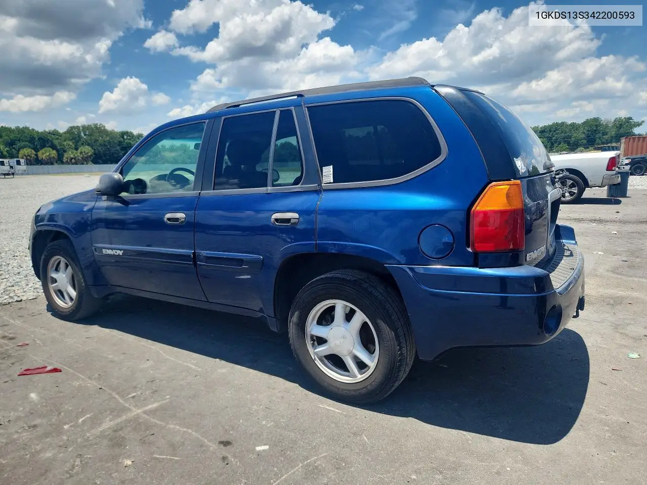 2004 GMC Envoy VIN: 1GKDS13S342200593 Lot: 57871306