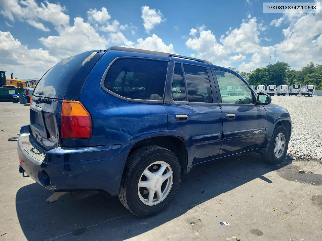 2004 GMC Envoy VIN: 1GKDS13S342200593 Lot: 57871306
