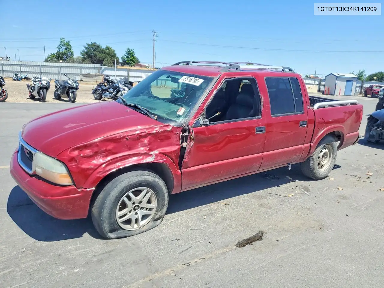 2004 GMC Sonoma VIN: 1GTDT13X34K141209 Lot: 58515386