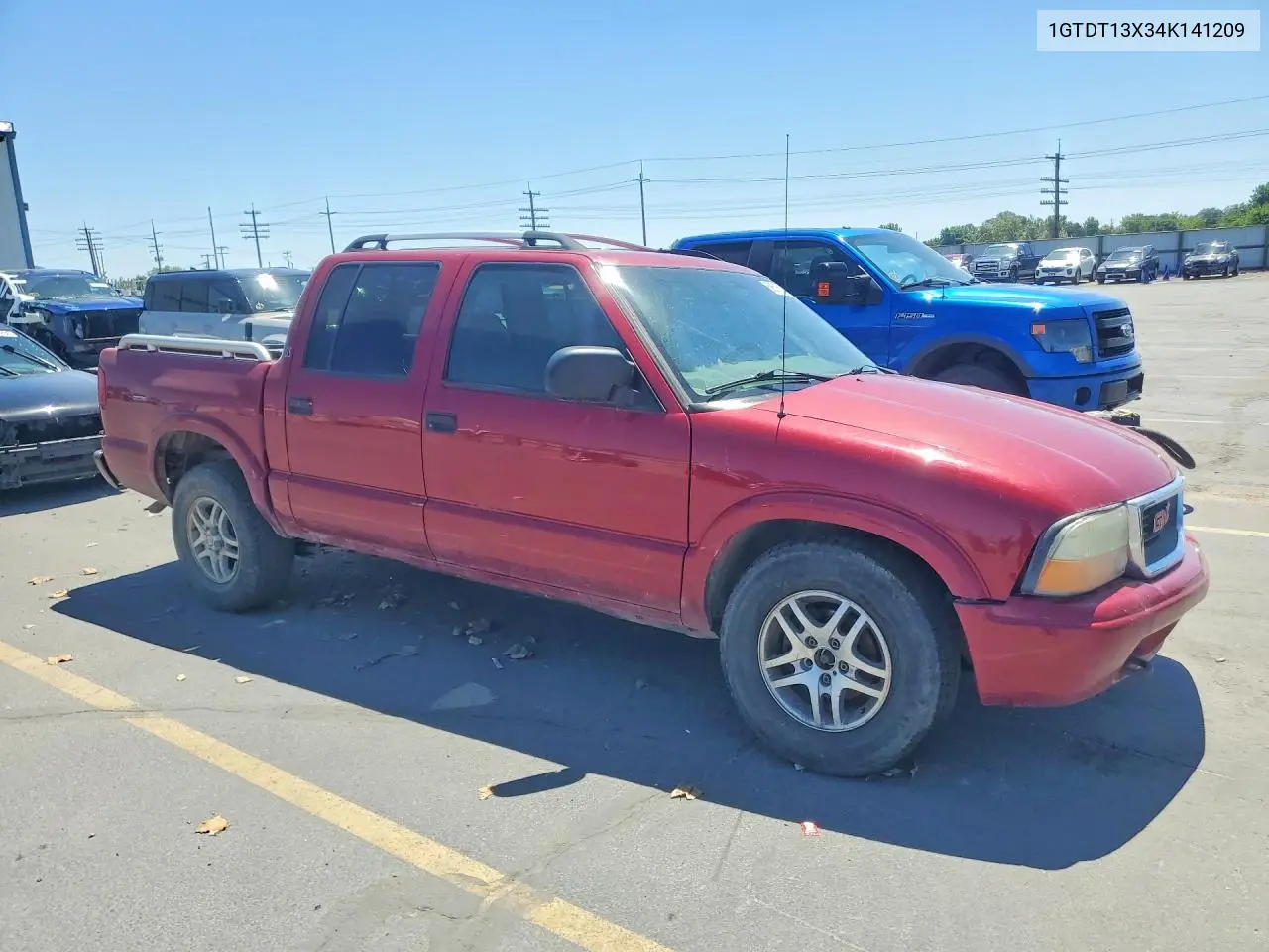 2004 GMC Sonoma VIN: 1GTDT13X34K141209 Lot: 58515386