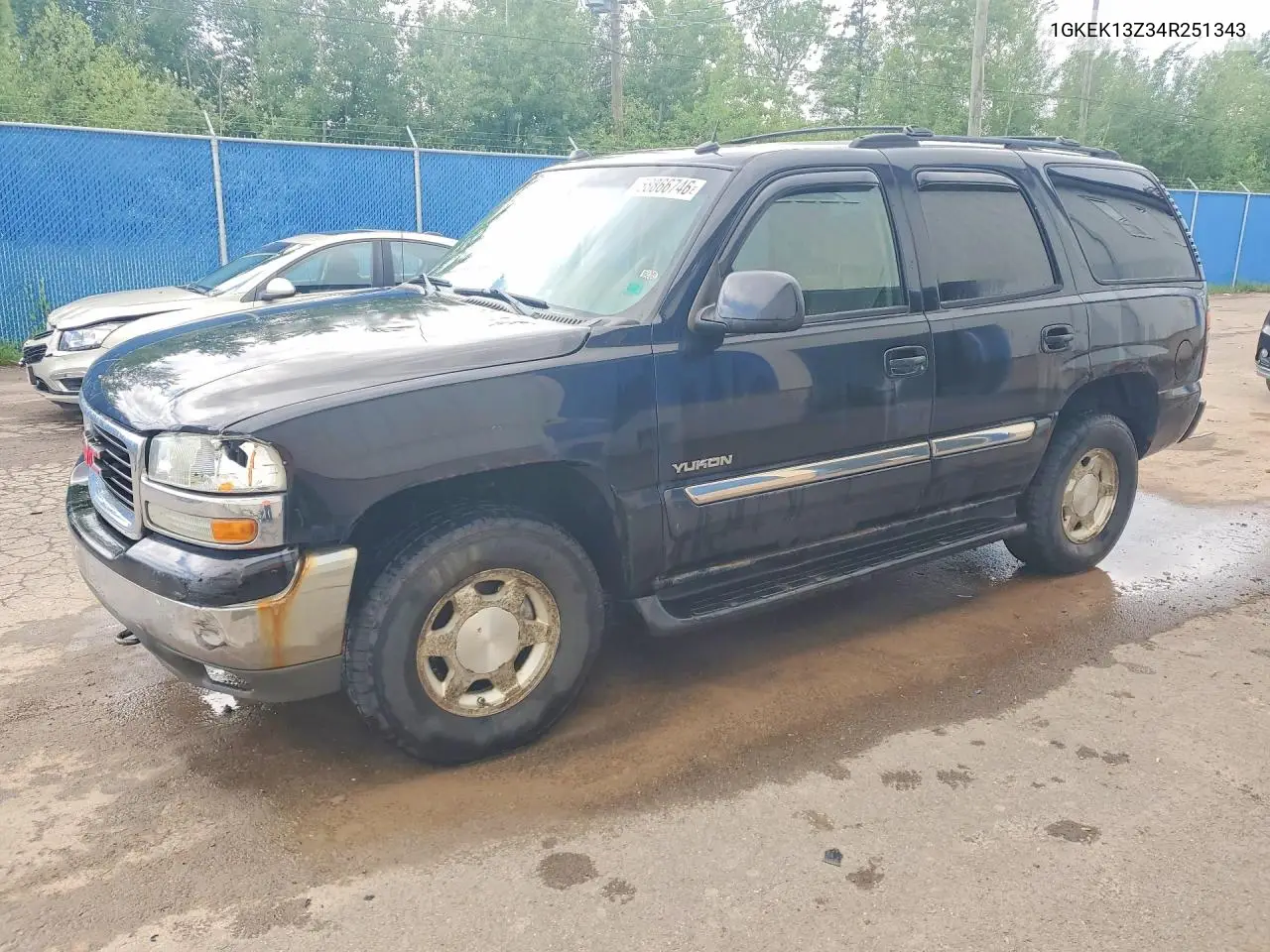 2004 GMC Yukon VIN: 1GKEK13Z34R251343 Lot: 58866746