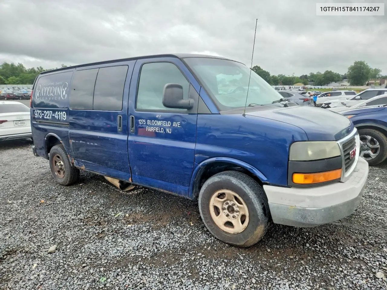 2004 GMC Savana 1500 Delivery Van VIN: 1GTFH15T841174247 Lot: 59925086