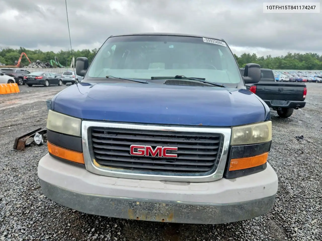 2004 GMC Savana 1500 Delivery Van VIN: 1GTFH15T841174247 Lot: 59925086