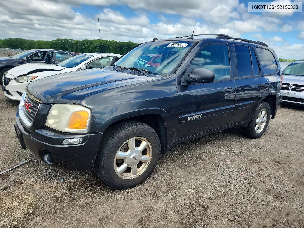 2005 GMC Envoy VIN: 1GKDT13S452150320 Lot: 55378036