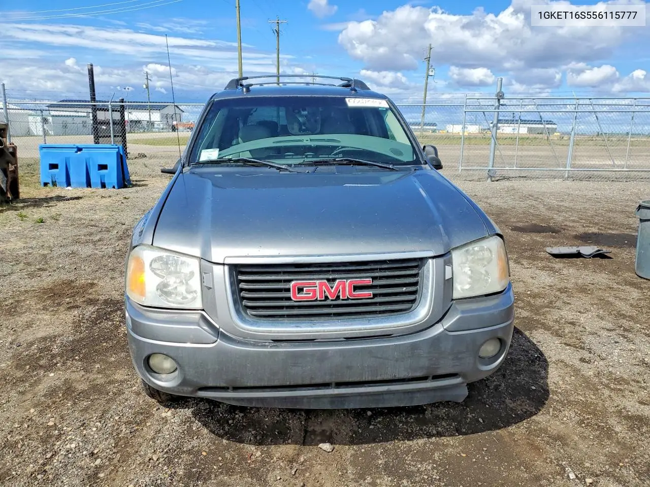 2005 GMC Envoy Xl VIN: 1GKET16S556115777 Lot: 56020146