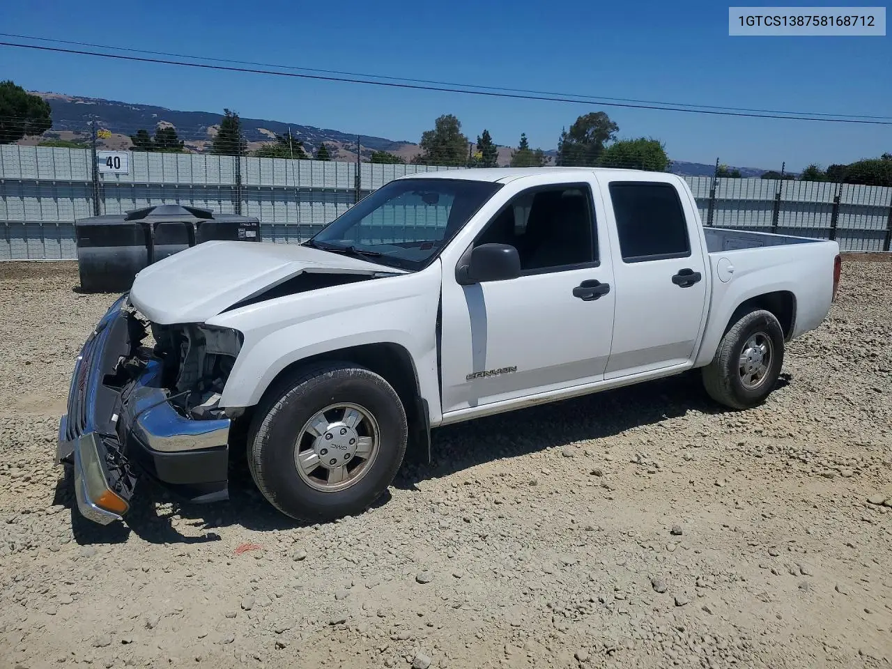 2005 GMC Canyon VIN: 1GTCS138758168712 Lot: 57695896