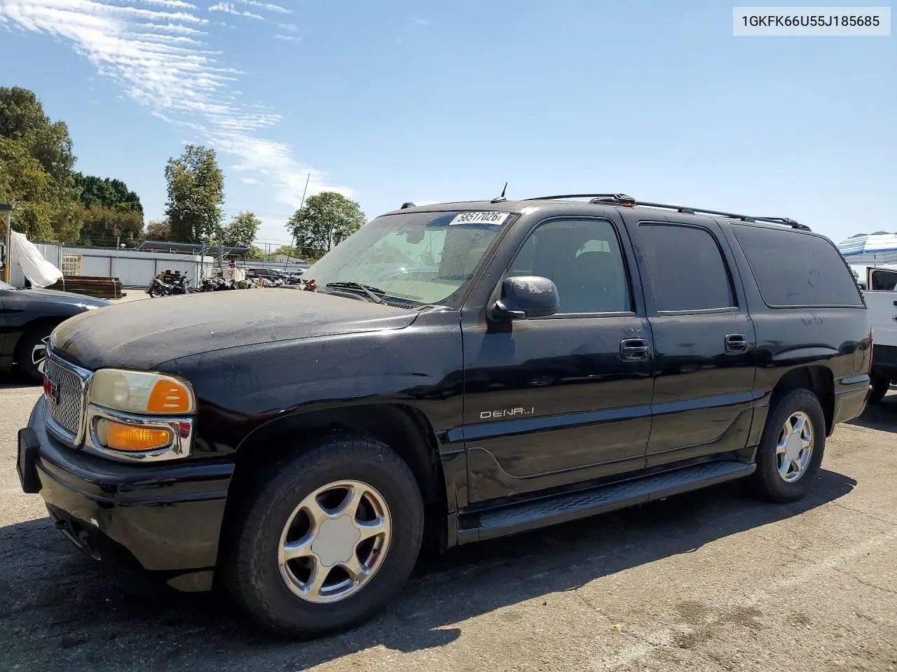 2005 GMC Yukon Xl Denali VIN: 1GKFK66U55J185685 Lot: 58517026