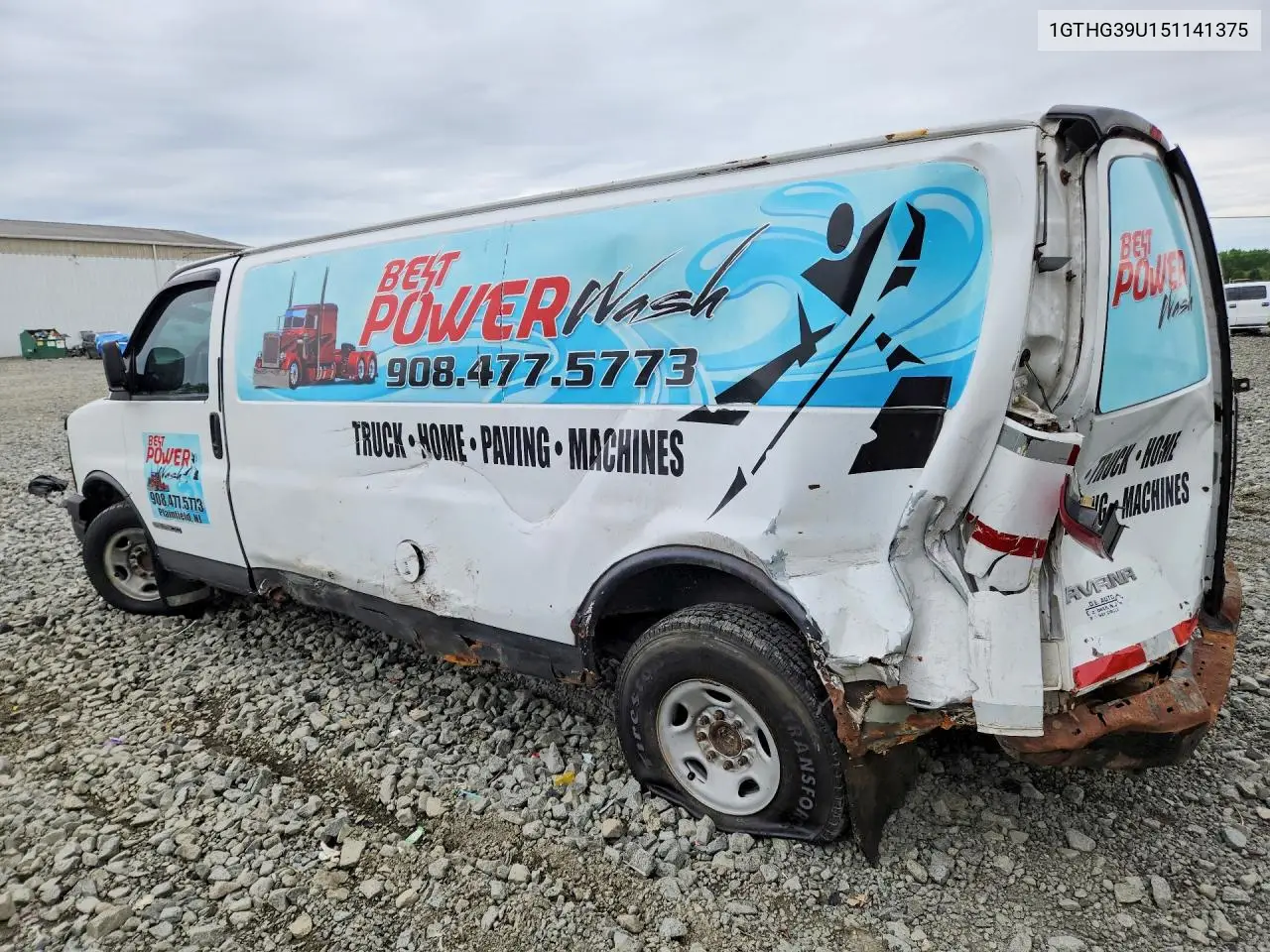 2005 GMC Savana G3500 VIN: 1GTHG39U151141375 Lot: 58536006