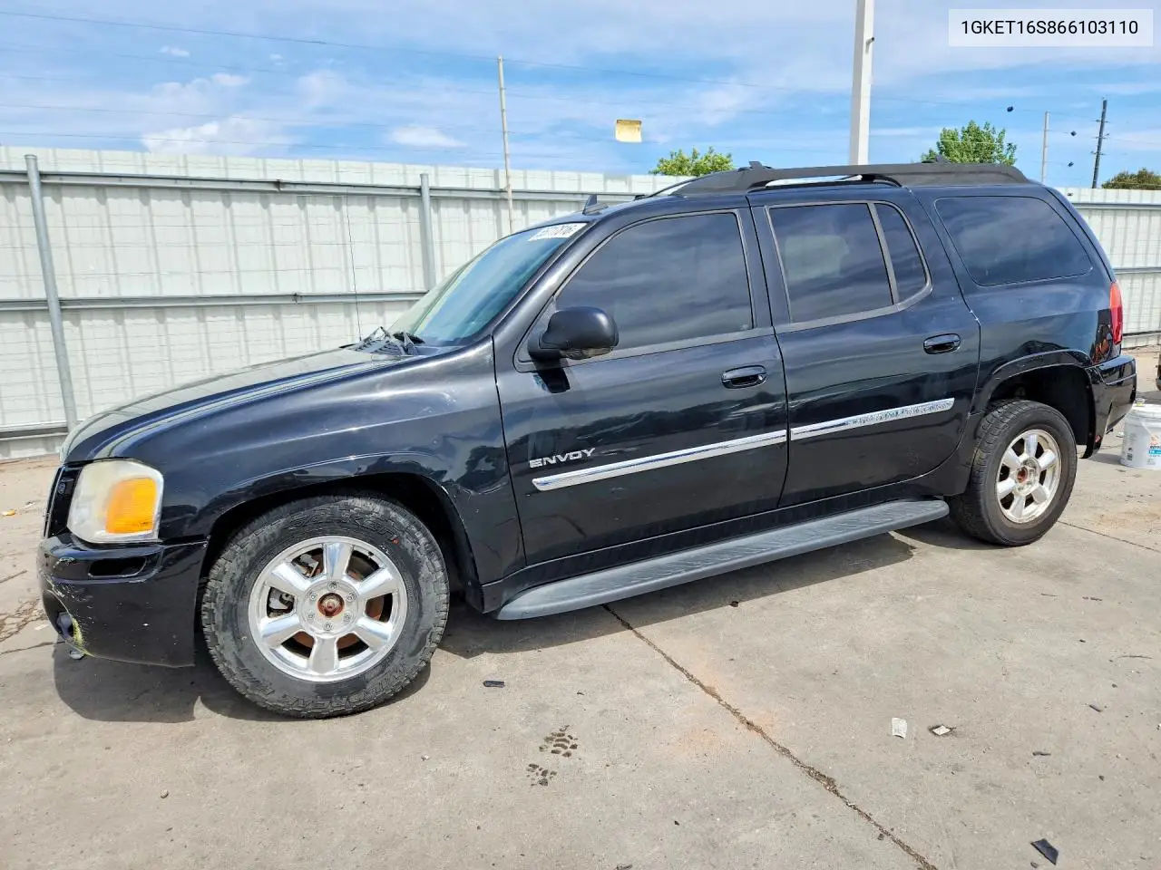 2006 GMC Envoy Xl VIN: 1GKET16S866103110 Lot: 55717816