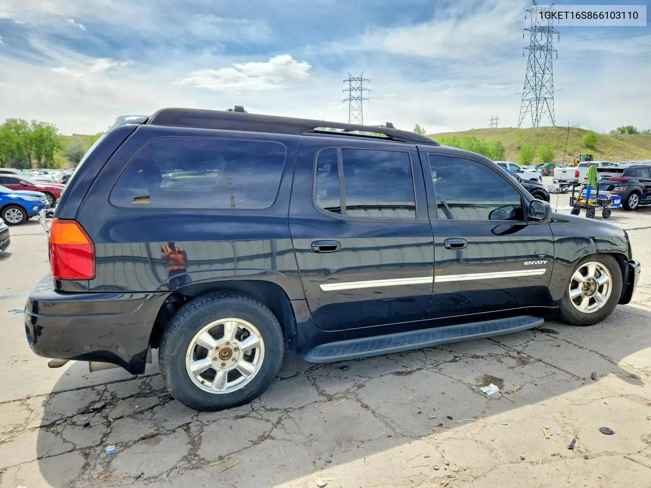 2006 GMC Envoy Xl VIN: 1GKET16S866103110 Lot: 55717816