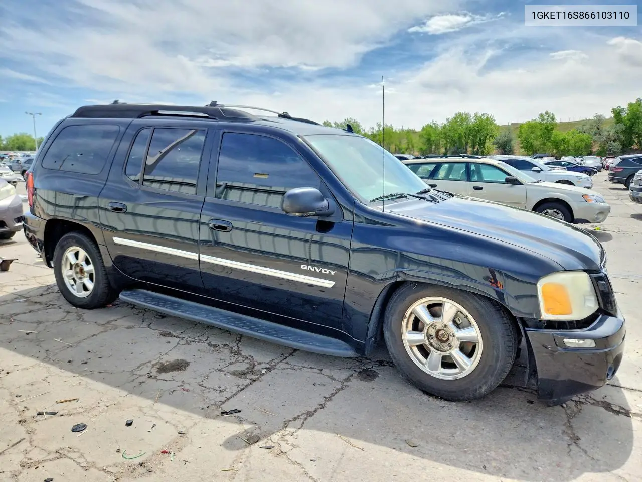 2006 GMC Envoy Xl VIN: 1GKET16S866103110 Lot: 55717816