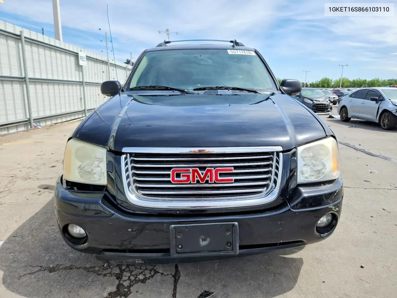 2006 GMC Envoy Xl VIN: 1GKET16S866103110 Lot: 55717816