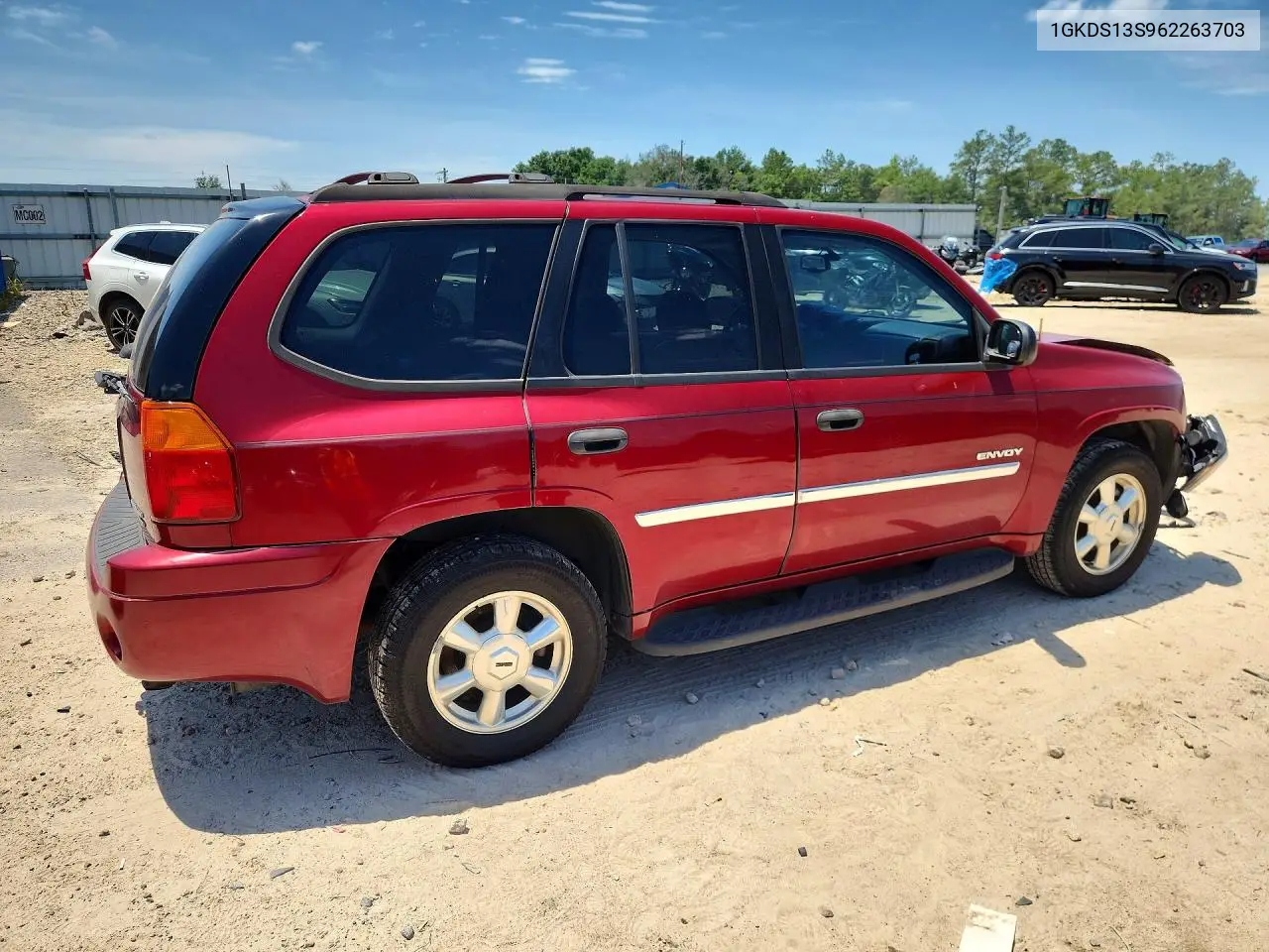 2006 GMC Envoy VIN: 1GKDS13S962263703 Lot: 55961586