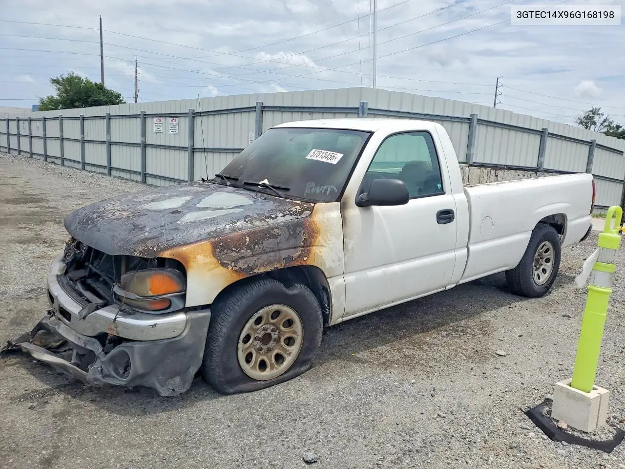2006 GMC New Sierra C1500 VIN: 3GTEC14X96G168198 Lot: 57813456