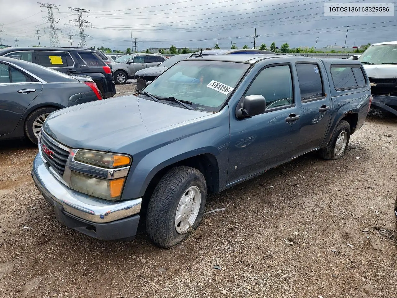 2006 GMC Canyon VIN: 1GTCS136168329586 Lot: 57840396