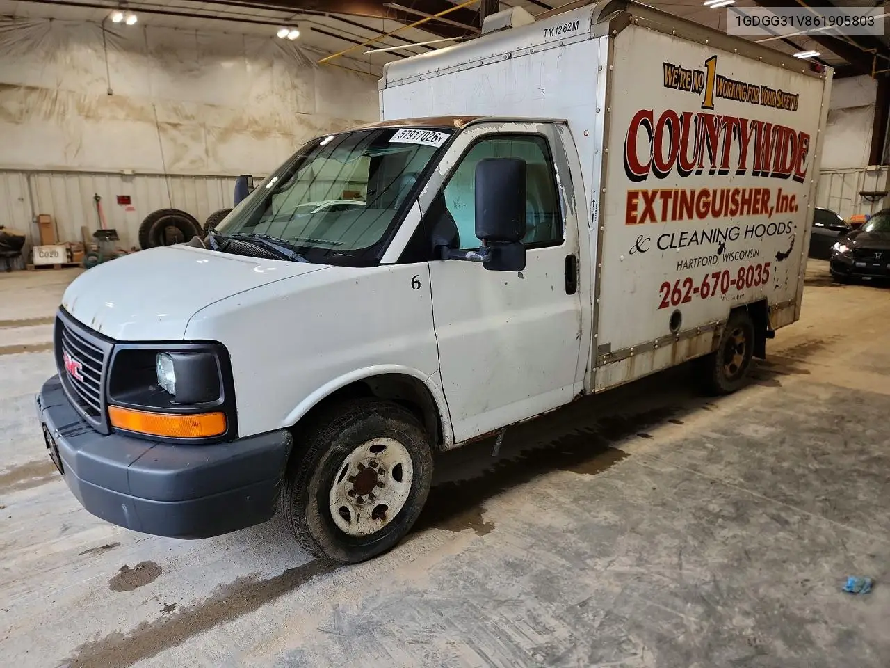 2006 GMC Savana Cutaway G3500 VIN: 1GDGG31V861905803 Lot: 57917026