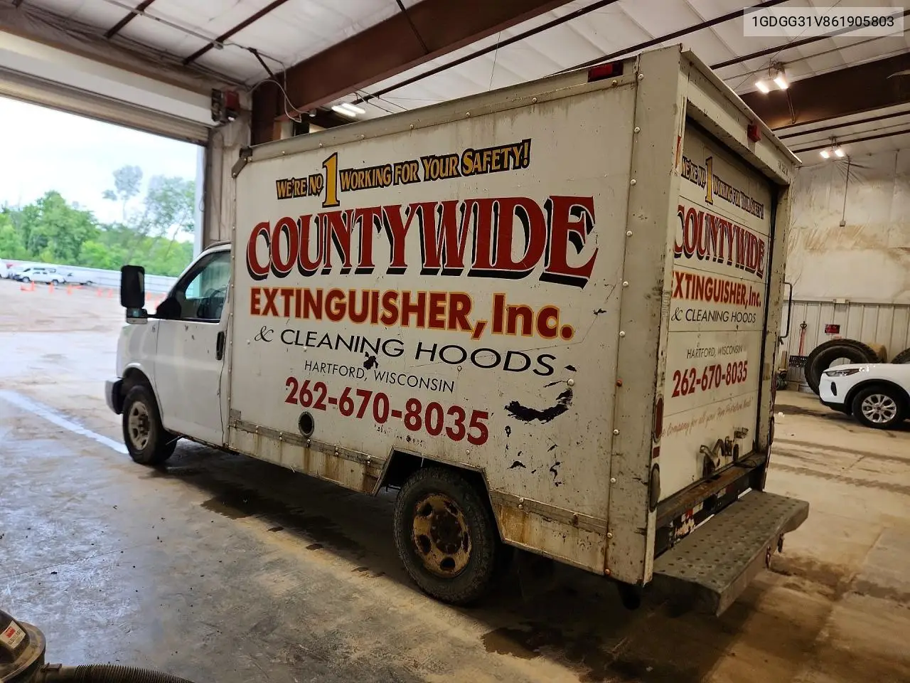 2006 GMC Savana Cutaway G3500 VIN: 1GDGG31V861905803 Lot: 57917026