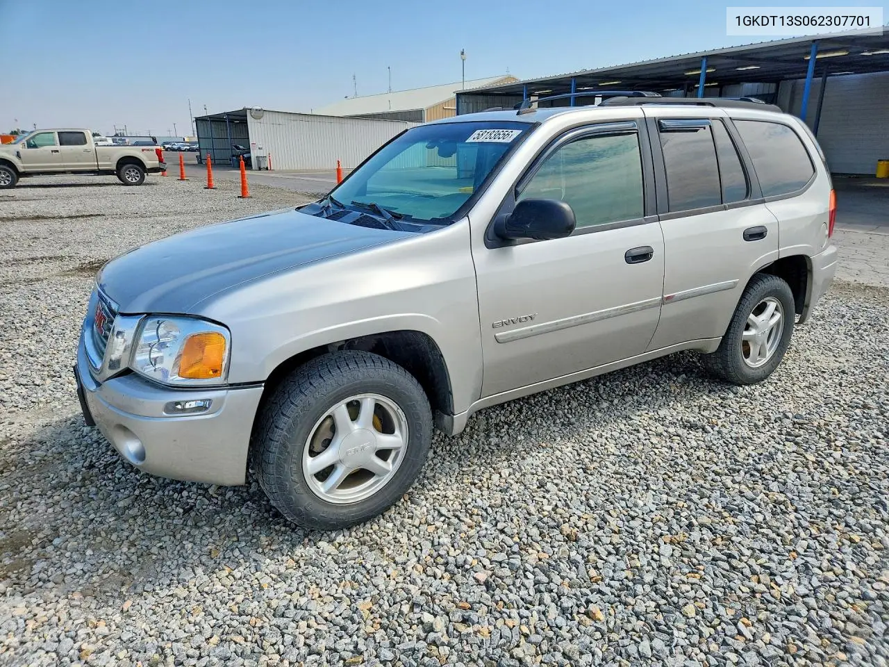 2006 GMC Envoy VIN: 1GKDT13S062307701 Lot: 58183656