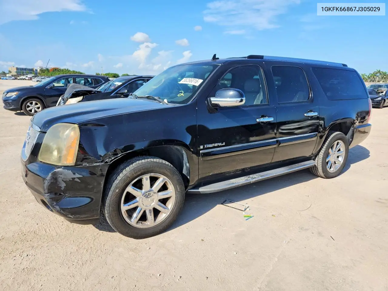 2007 GMC Yukon Xl Denali VIN: 1GKFK66867J305029 Lot: 58266016