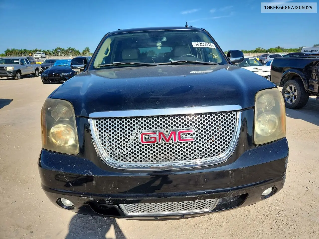 2007 GMC Yukon Xl Denali VIN: 1GKFK66867J305029 Lot: 58266016
