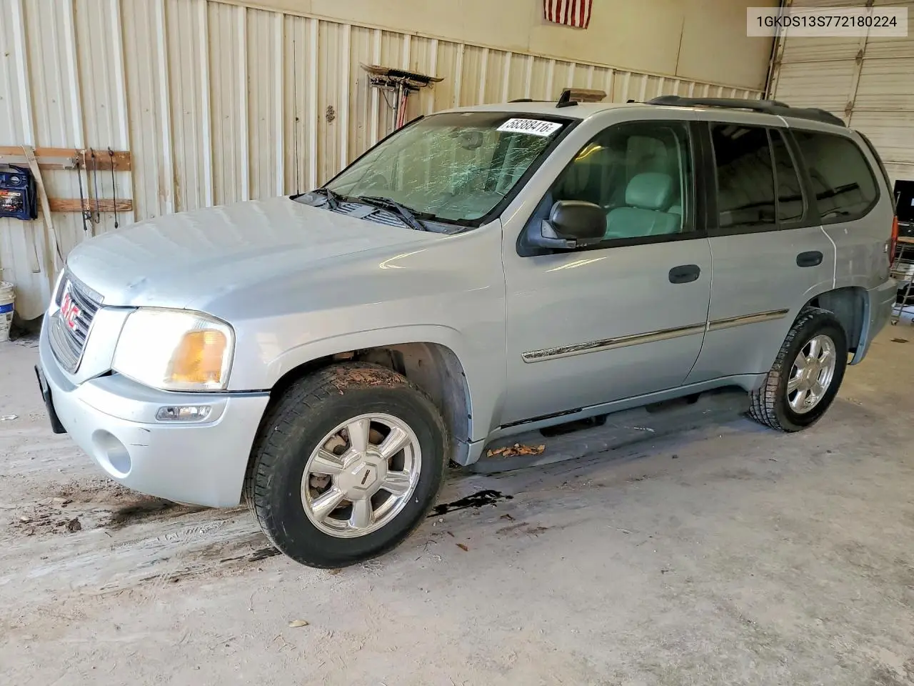 2007 GMC Envoy VIN: 1GKDS13S772180224 Lot: 58388416