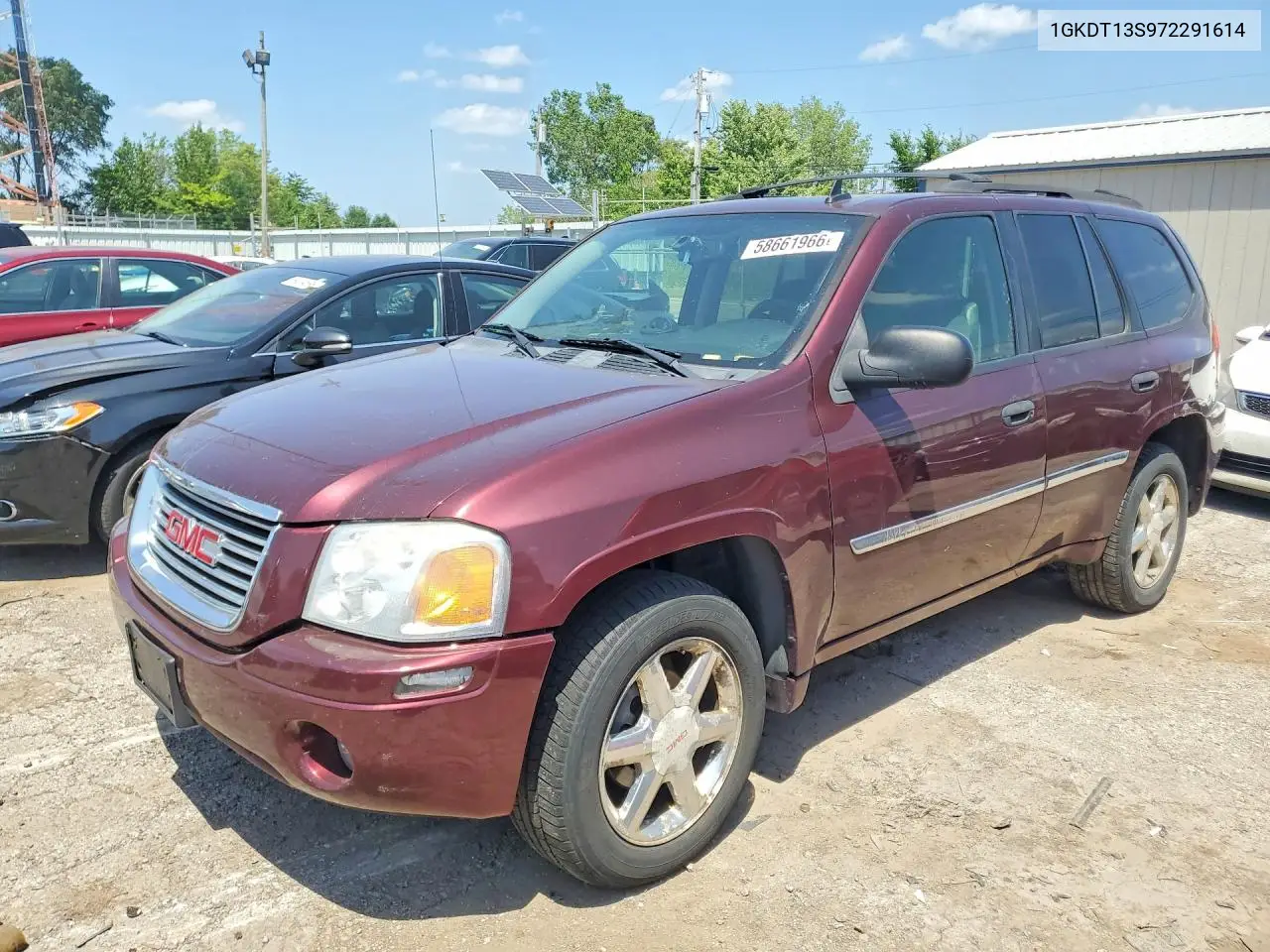 2007 GMC Envoy VIN: 1GKDT13S972291614 Lot: 58661966