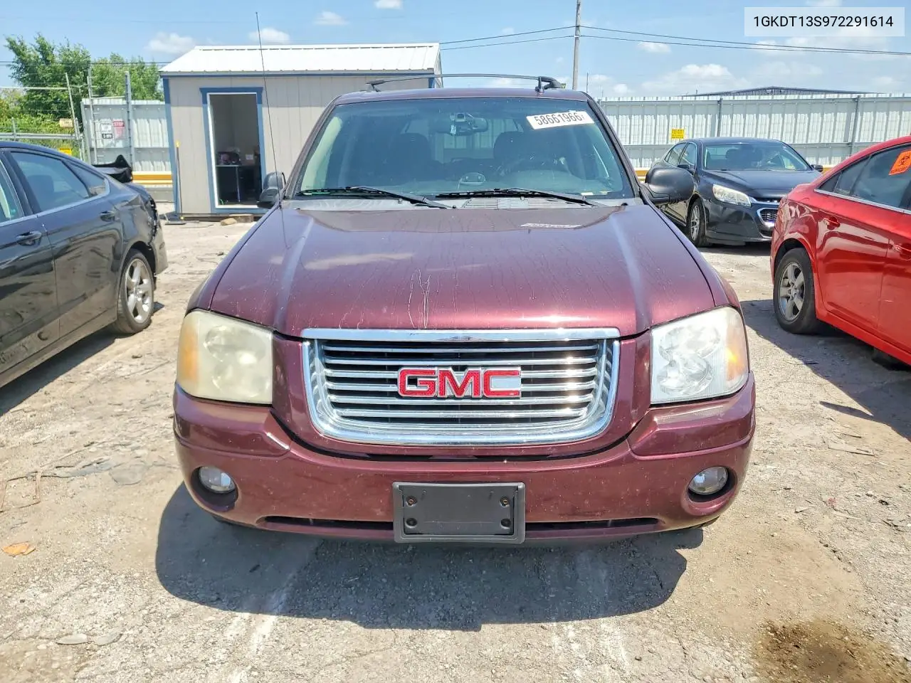 2007 GMC Envoy VIN: 1GKDT13S972291614 Lot: 58661966