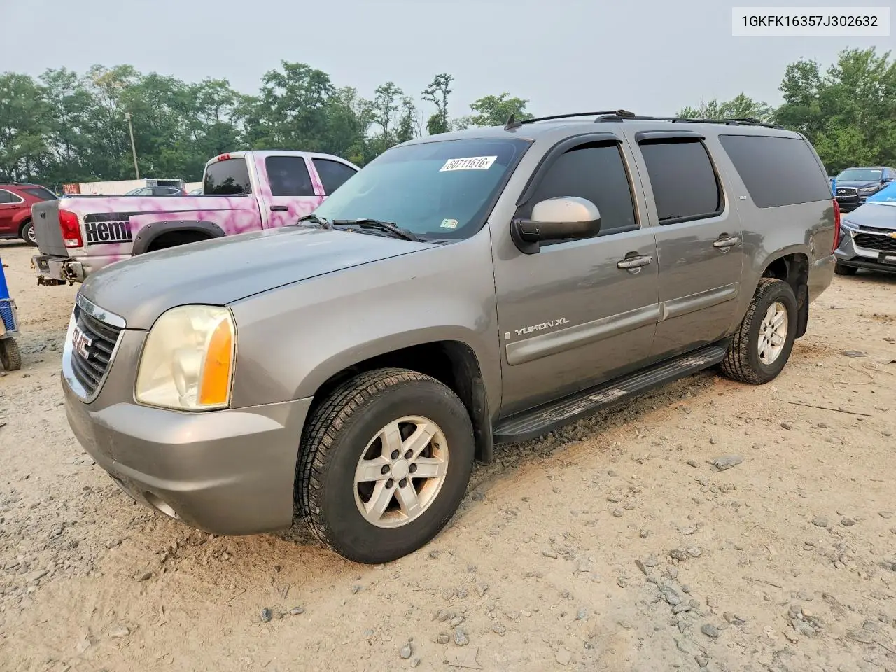 2007 GMC Yukon Xl K1500 VIN: 1GKFK16357J302632 Lot: 60711616