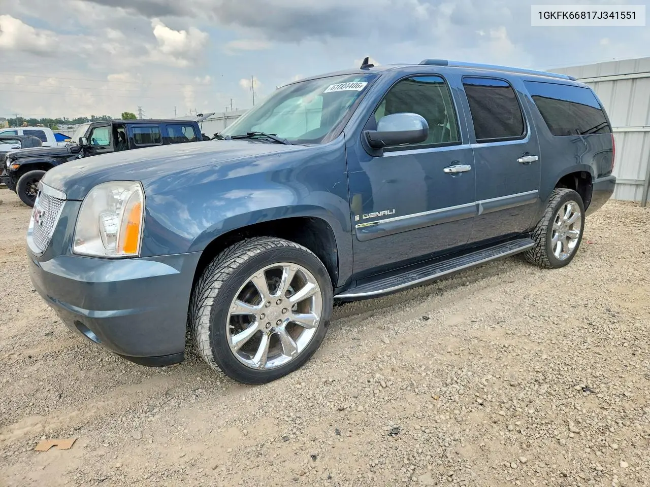 2007 GMC Yukon Xl Denali VIN: 1GKFK66817J341551 Lot: 61004406