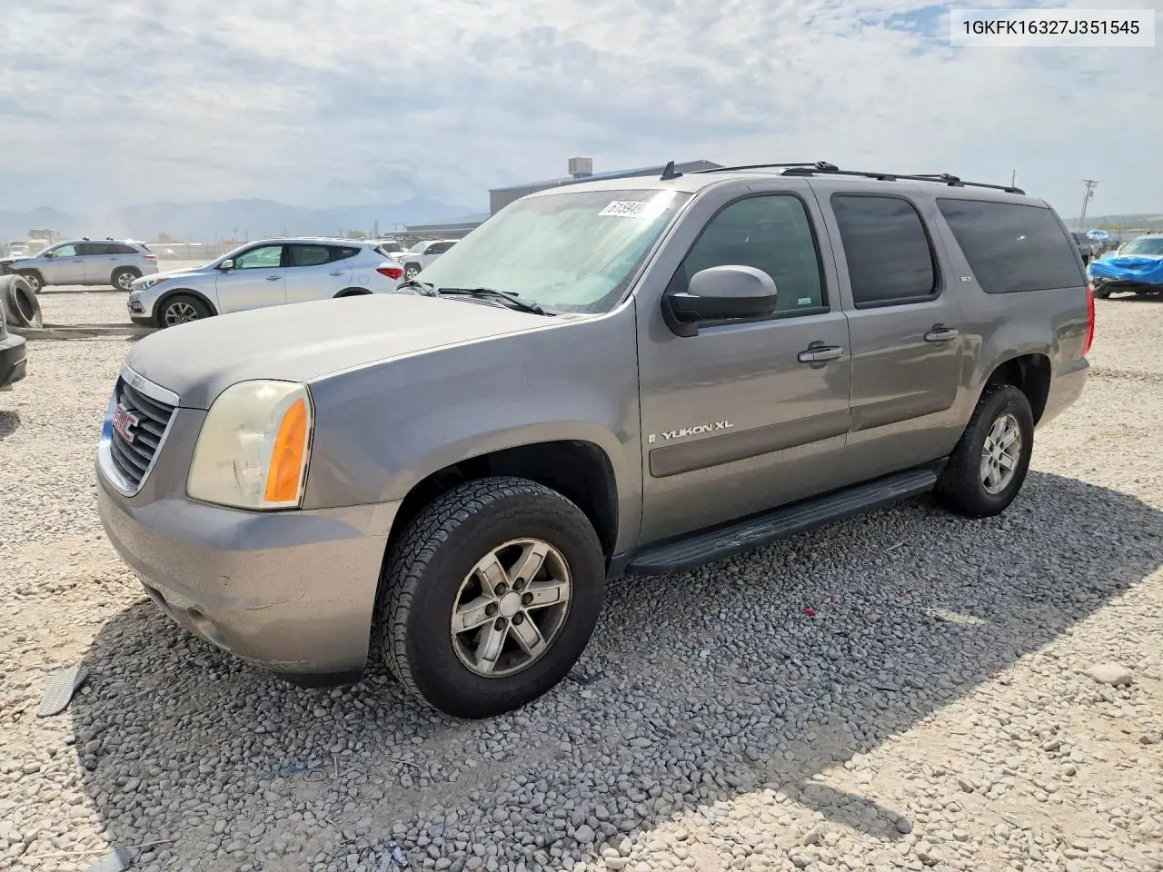 2007 GMC Yukon Xl K1500 VIN: 1GKFK16327J351545 Lot: 61594996