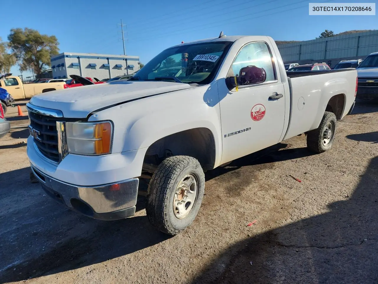 1GTHC24K27E595836 2007 GMC Sierra C2500 Heavy Duty