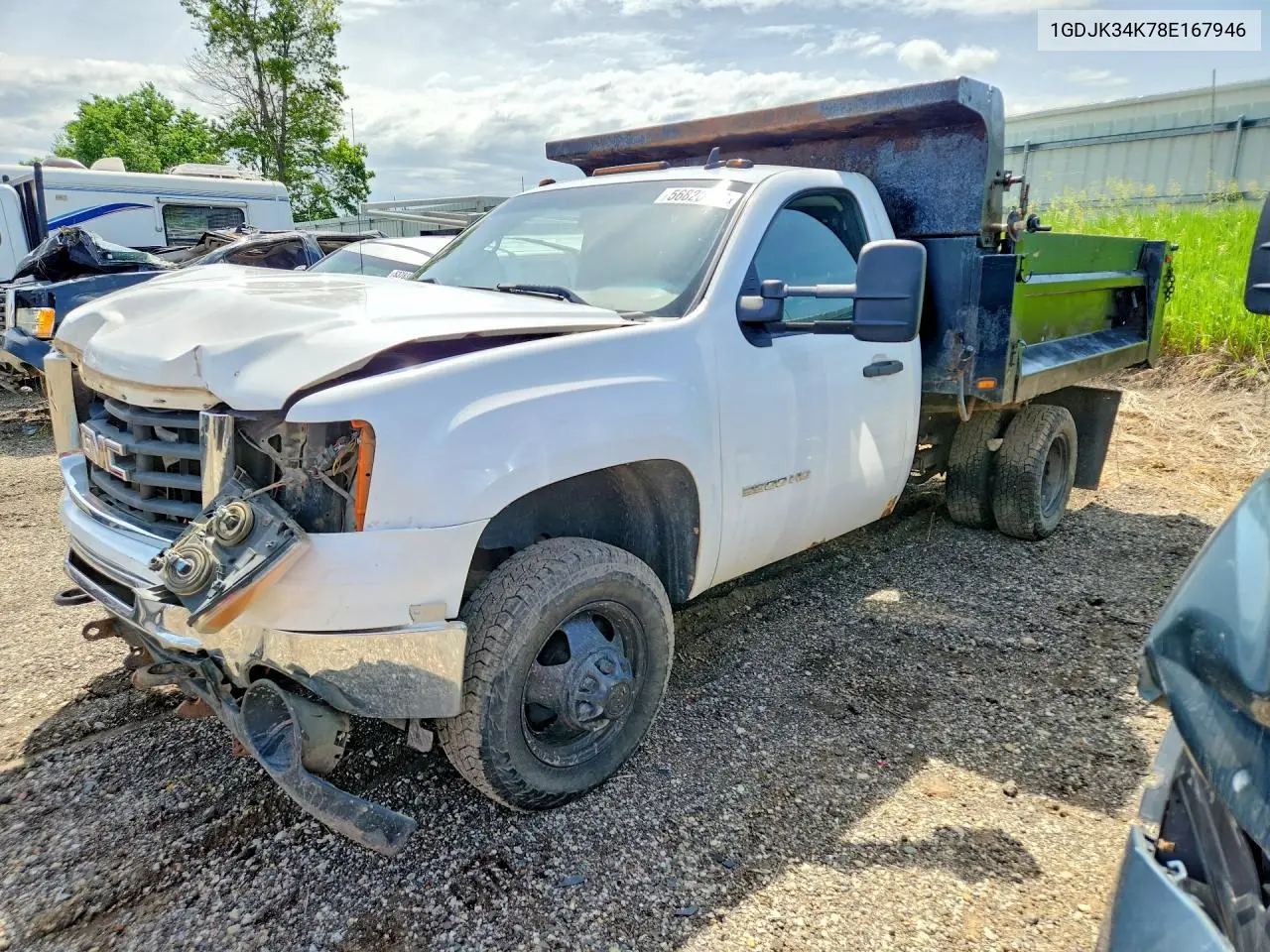 2008 GMC Sierra K3500 VIN: 1GDJK34K78E167946 Lot: 56828636