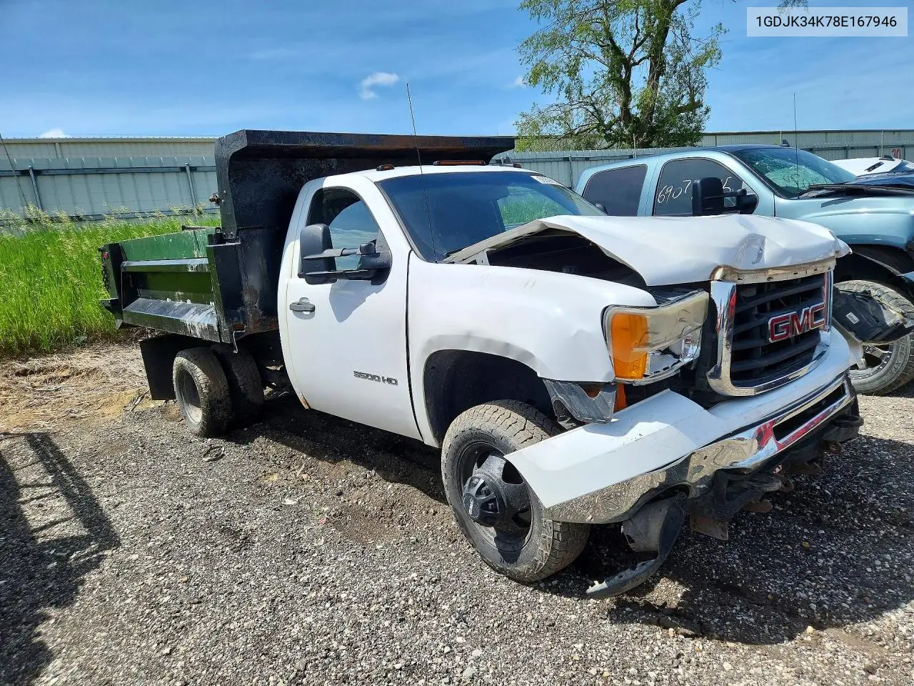 2008 GMC Sierra K3500 VIN: 1GDJK34K78E167946 Lot: 56828636