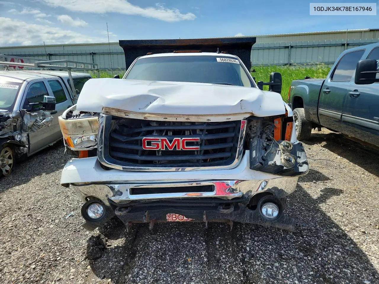 2008 GMC Sierra K3500 VIN: 1GDJK34K78E167946 Lot: 56828636
