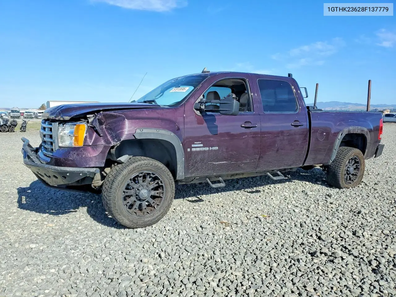 2008 GMC Sierra K2500 Heavy Duty VIN: 1GTHK23628F137779 Lot: 57013696