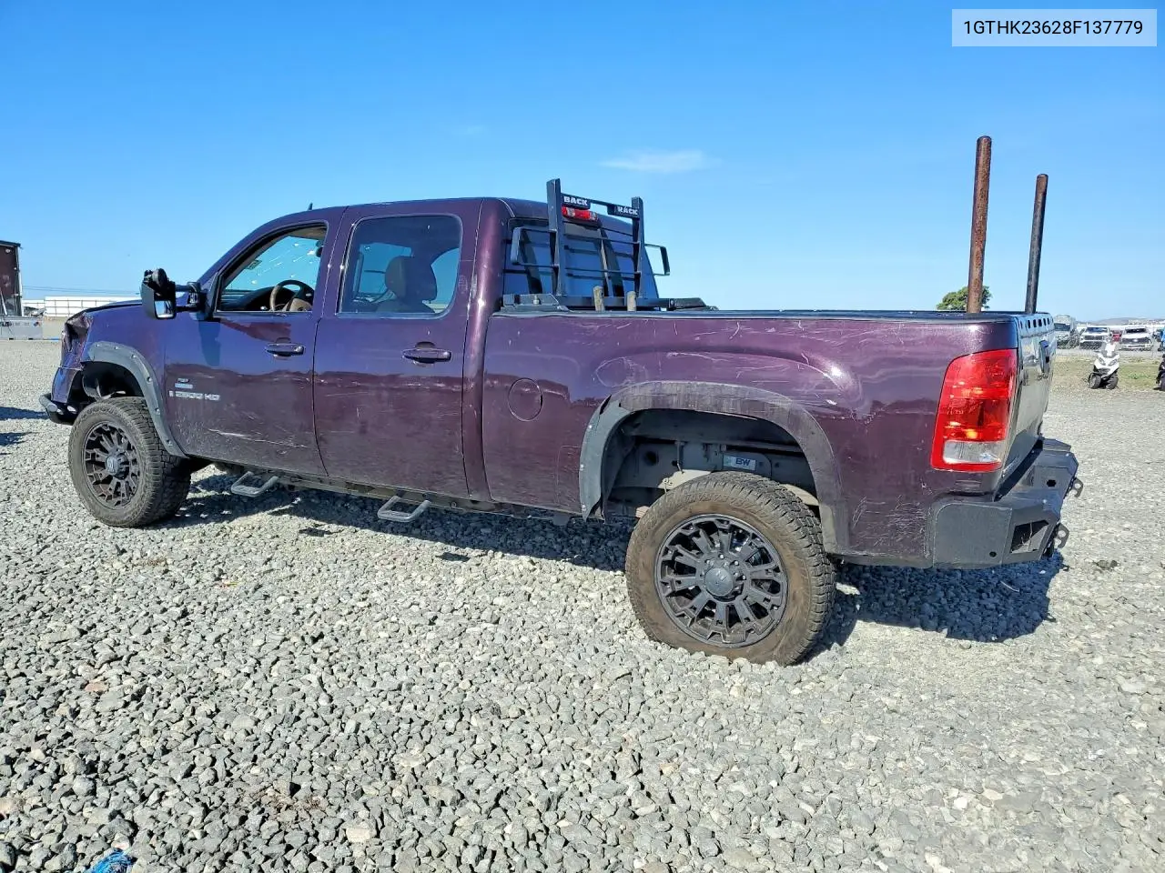 2008 GMC Sierra K2500 Heavy Duty VIN: 1GTHK23628F137779 Lot: 57013696