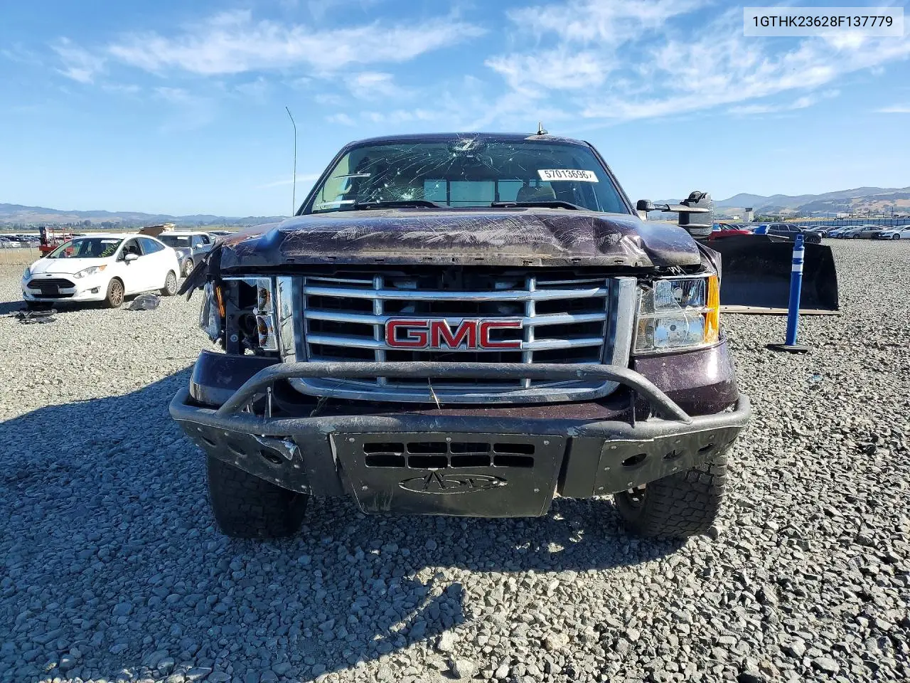 2008 GMC Sierra K2500 Heavy Duty VIN: 1GTHK23628F137779 Lot: 57013696