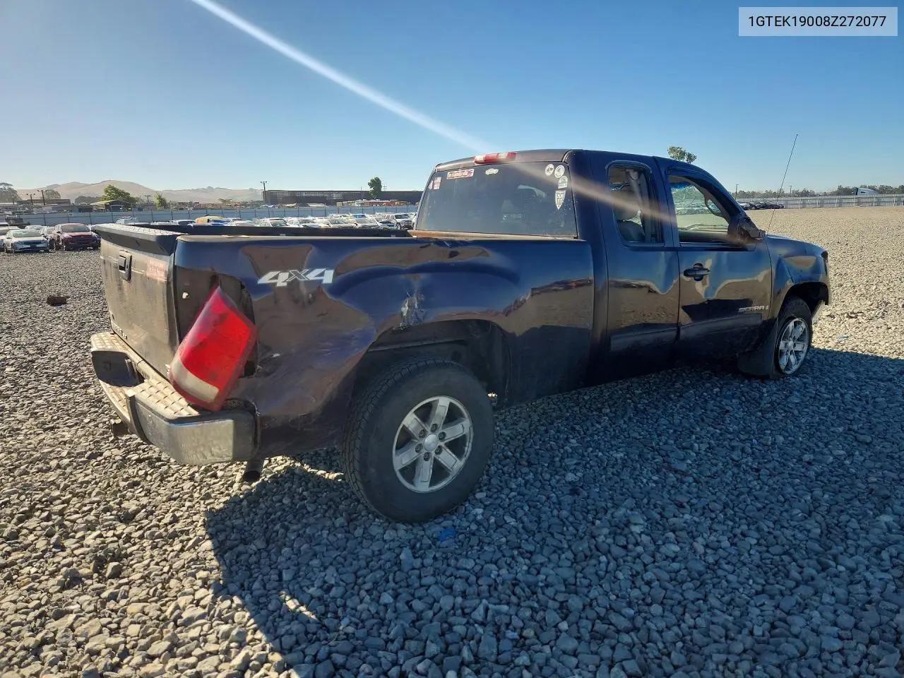 2008 GMC Sierra K1500 VIN: 1GTEK19008Z272077 Lot: 57040436