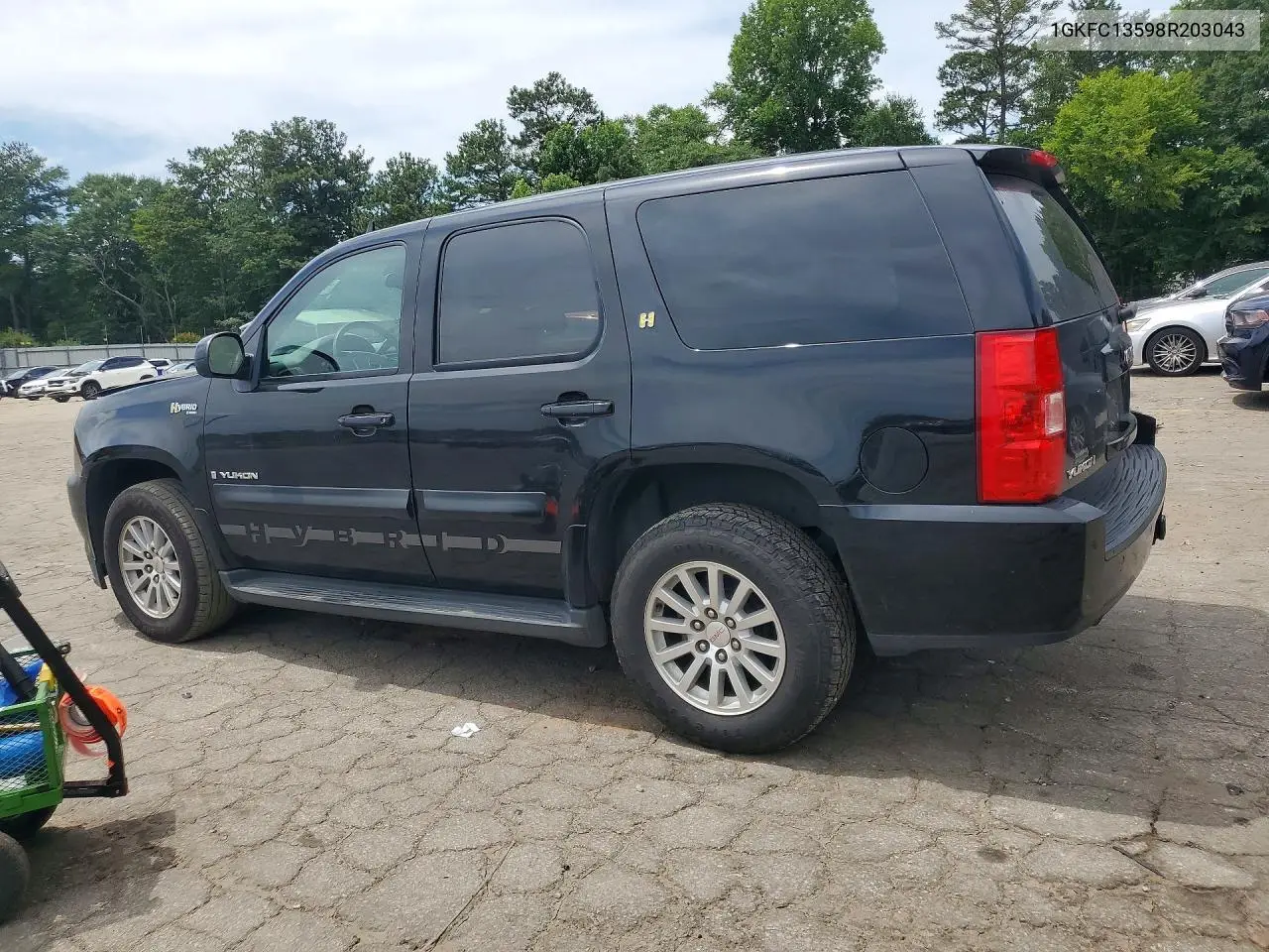 2008 GMC Yukon Hybrid VIN: 1GKFC13598R203043 Lot: 58550286