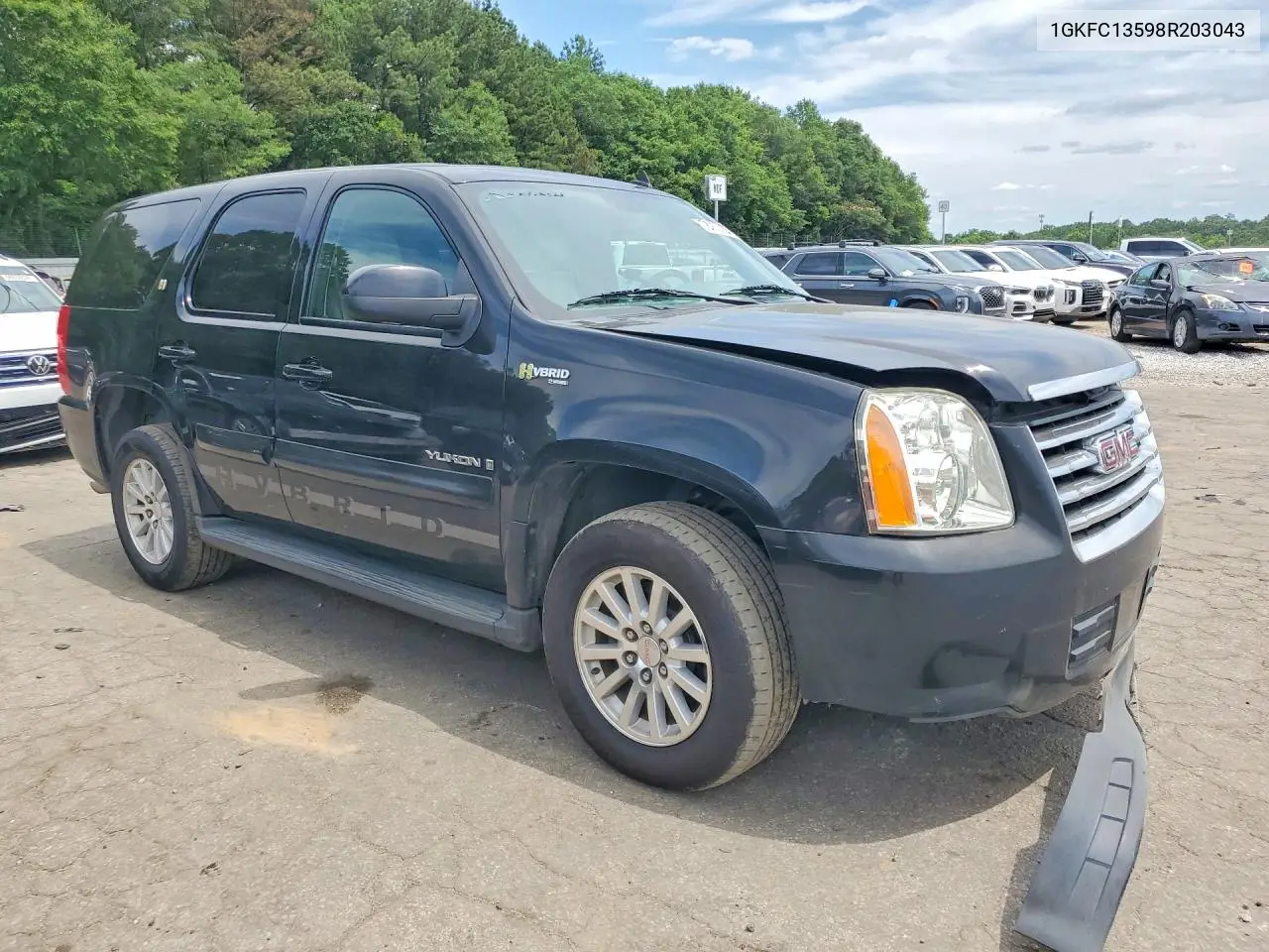 2008 GMC Yukon Hybrid VIN: 1GKFC13598R203043 Lot: 58550286