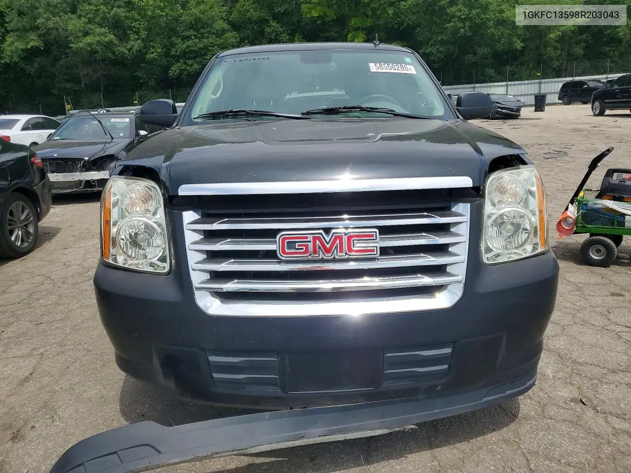 2008 GMC Yukon Hybrid VIN: 1GKFC13598R203043 Lot: 58550286
