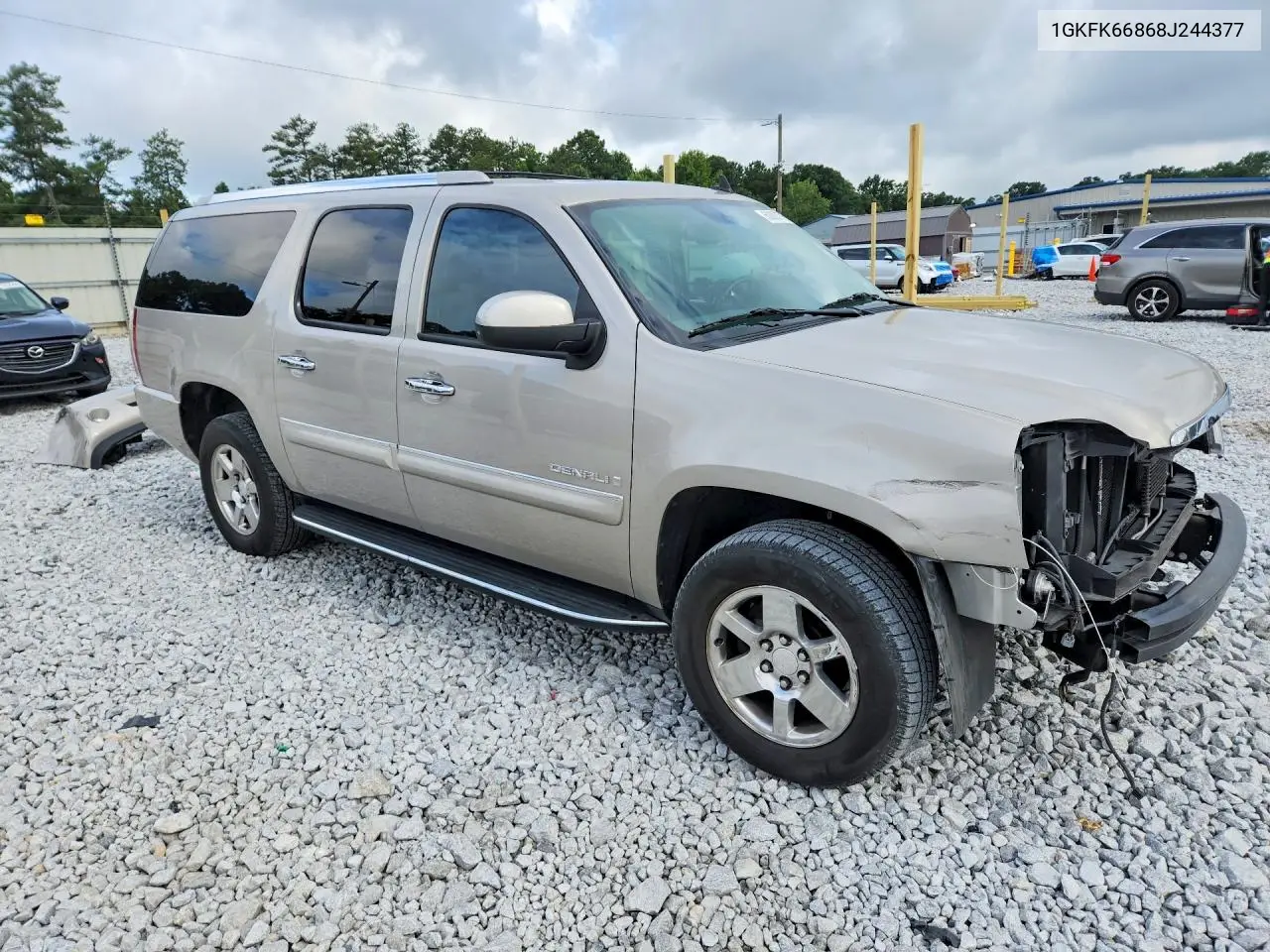 2008 GMC Yukon Xl Denali VIN: 1GKFK66868J244377 Lot: 60087776