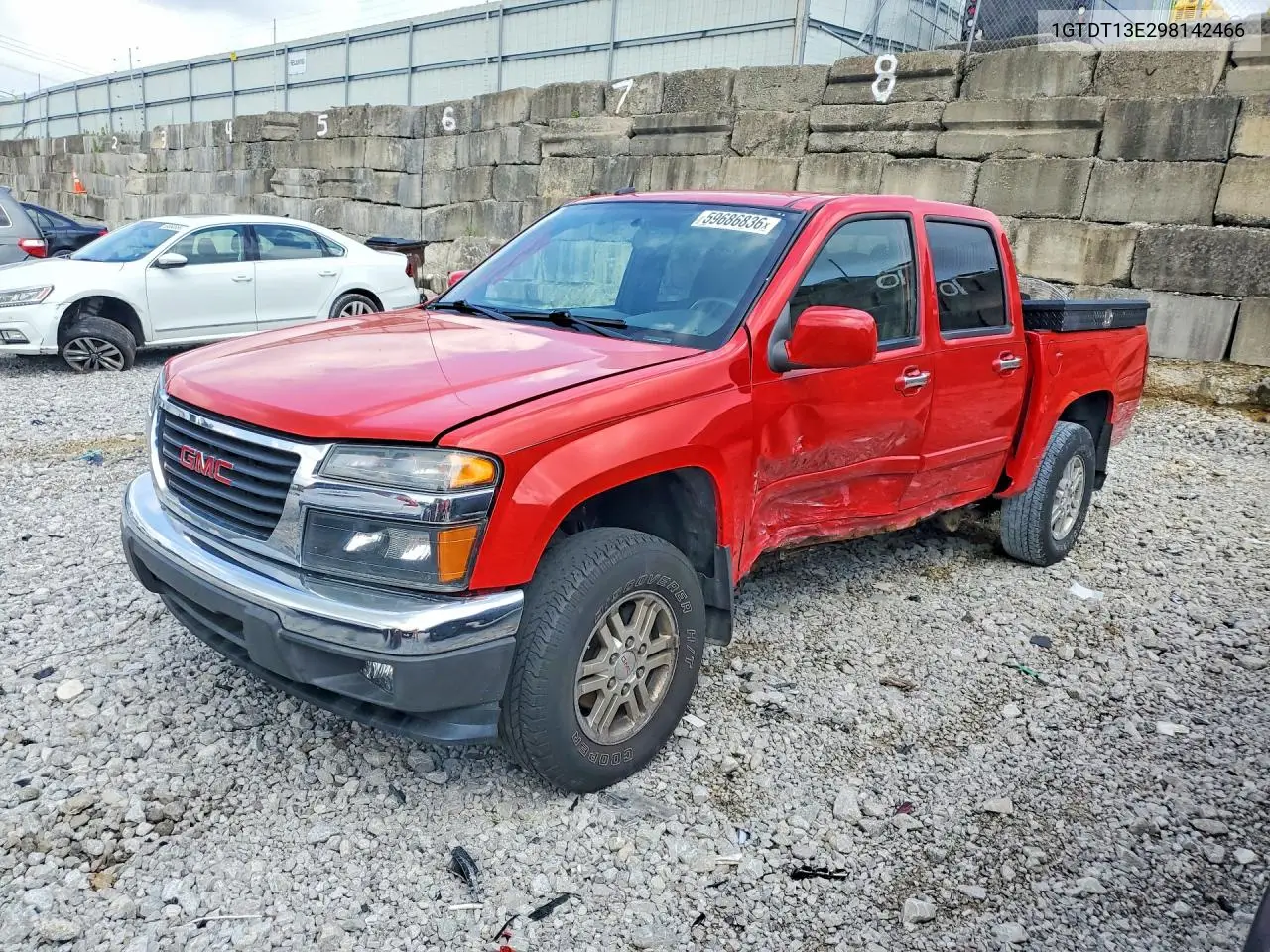 2009 GMC Canyon VIN: 1GTDT13E298142466 Lot: 59686836