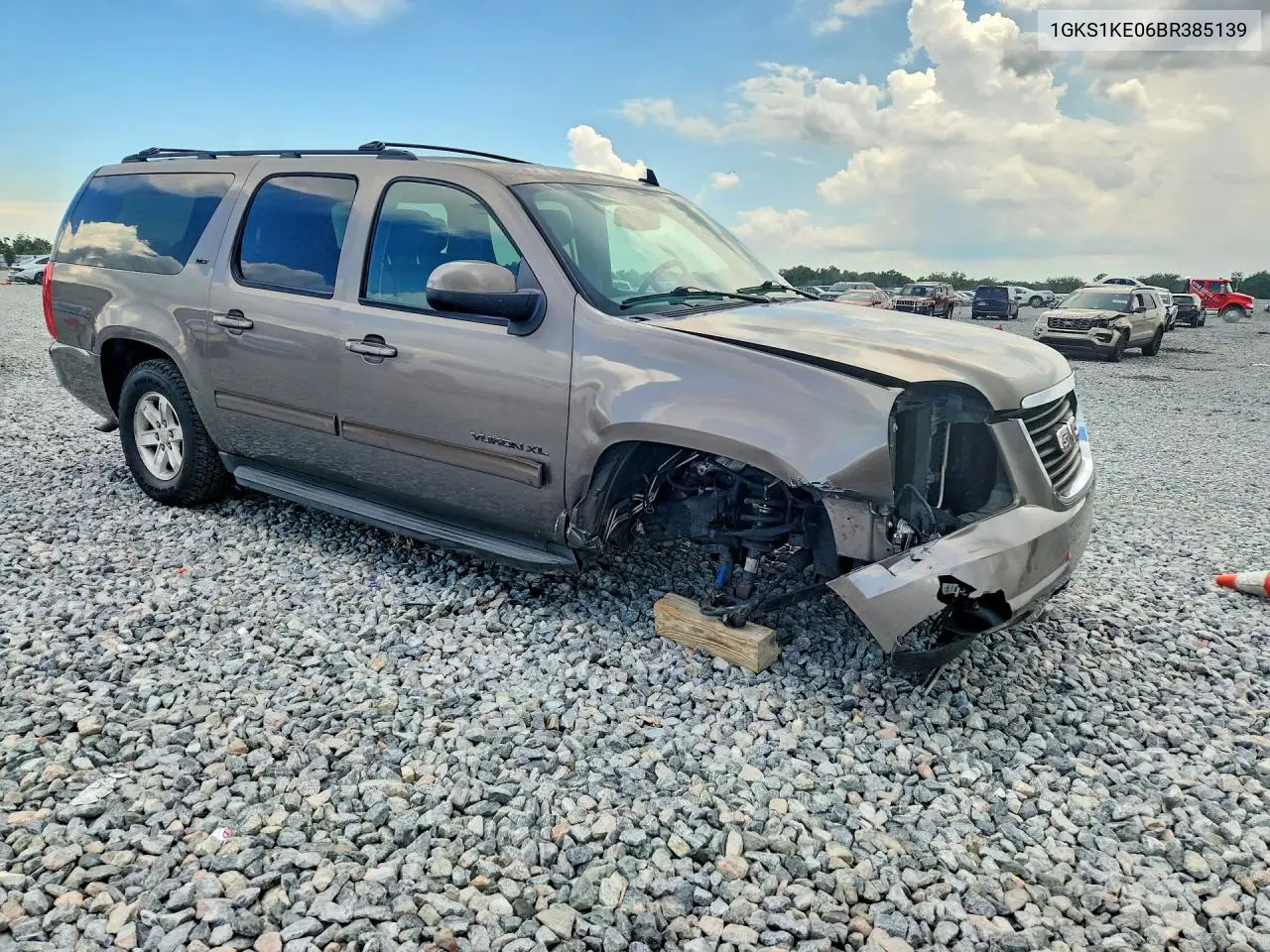 2011 GMC Yukon Xl C1500 Slt VIN: 1GKS1KE06BR385139 Lot: 58243216