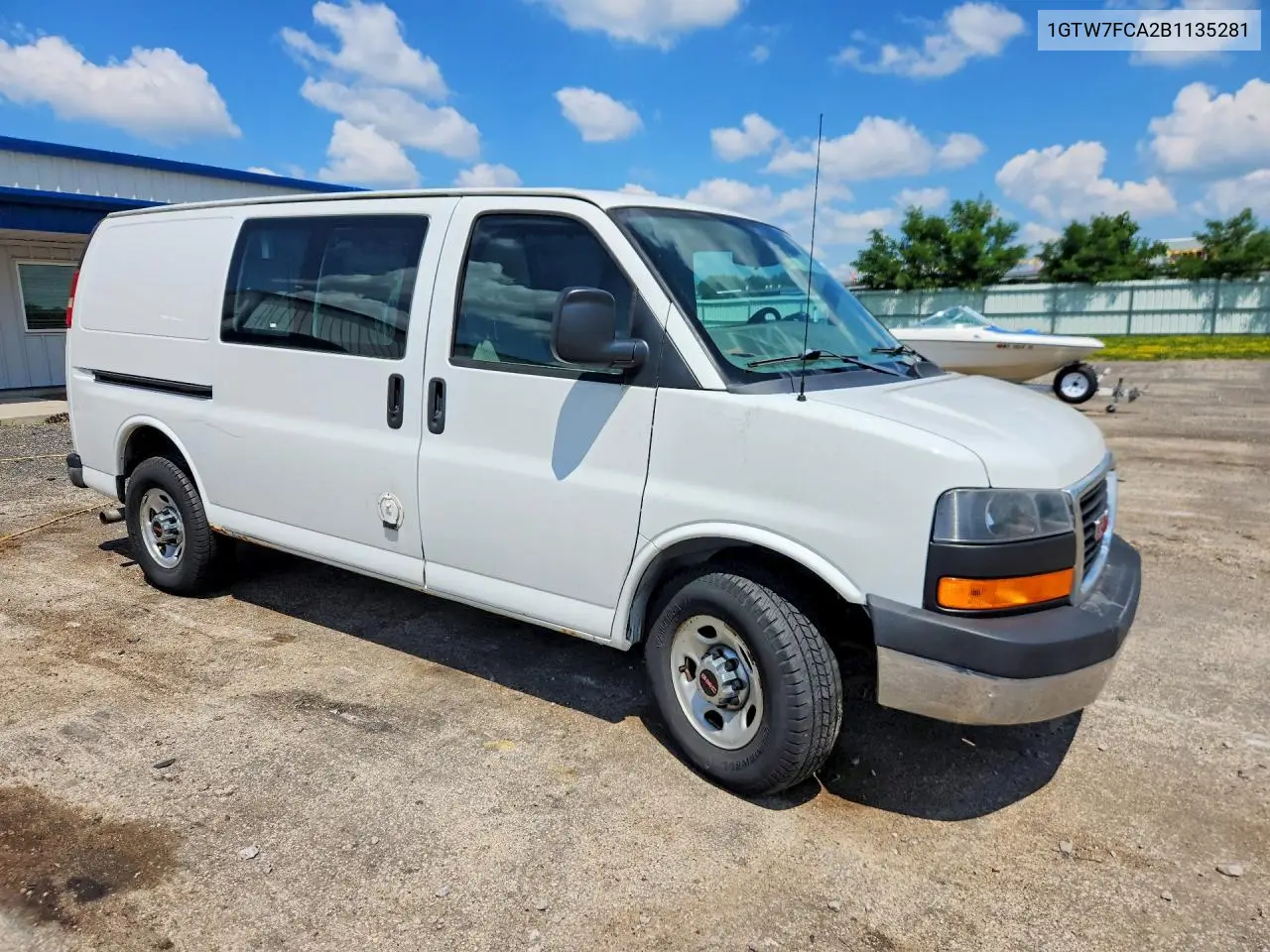 2011 GMC Savana G2500 VIN: 1GTW7FCA2B1135281 Lot: 59662206