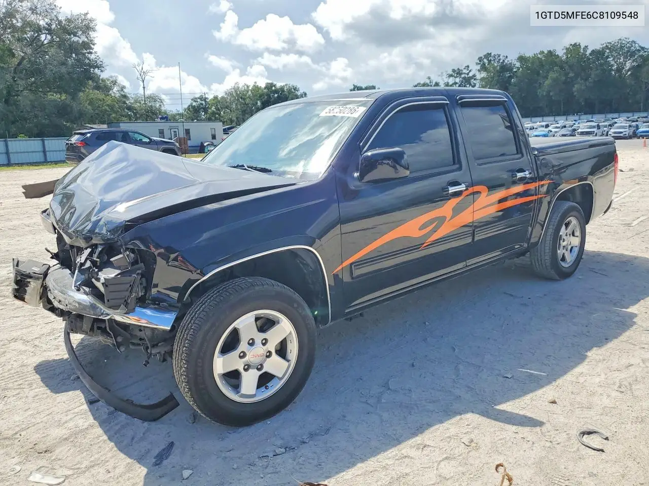 2012 GMC Canyon Sle VIN: 1GTD5MFE6C8109548 Lot: 58250286