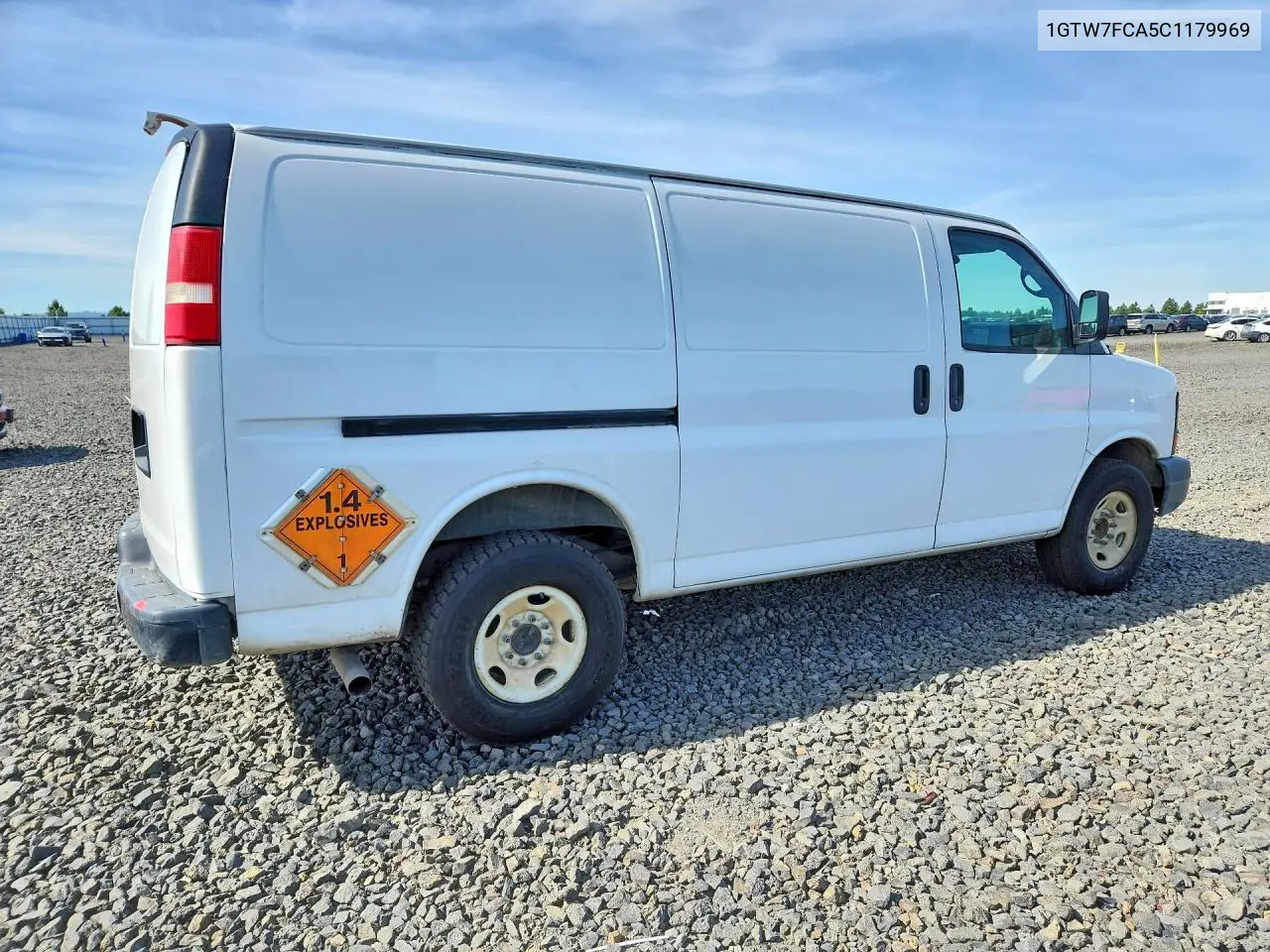 2012 GMC Savana 2500 Cargo Delivery Van VIN: 1GTW7FCA5C1179969 Lot: 58474286