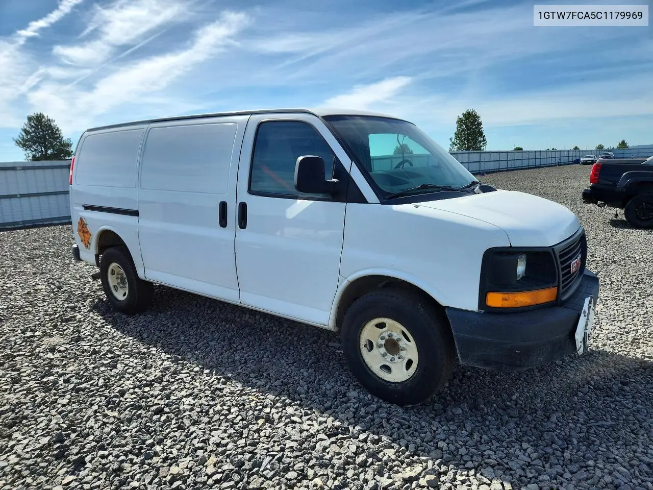 2012 GMC Savana 2500 Cargo Delivery Van VIN: 1GTW7FCA5C1179969 Lot: 58474286