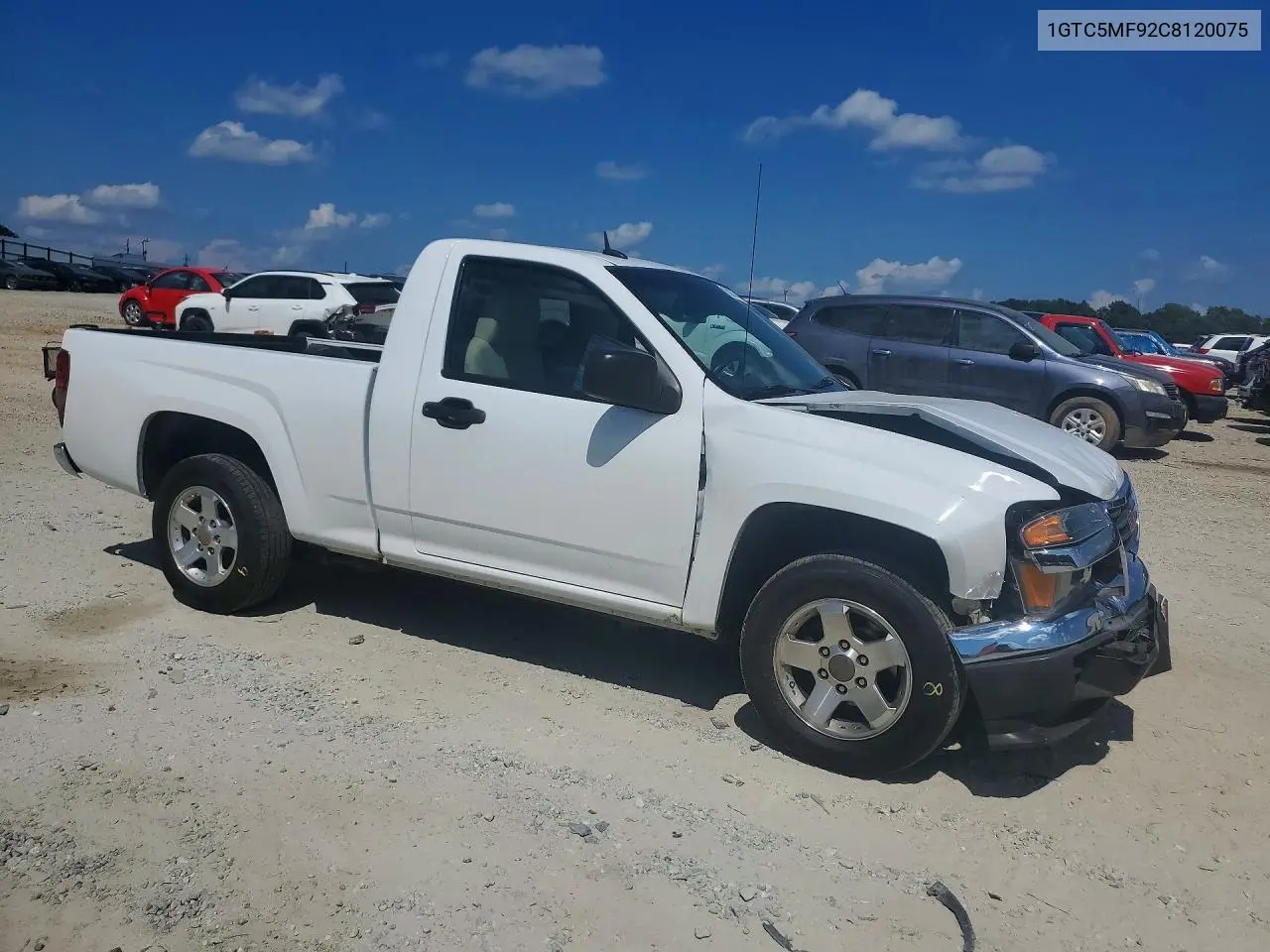 2012 GMC Canyon Sle VIN: 1GTC5MF92C8120075 Lot: 60074426